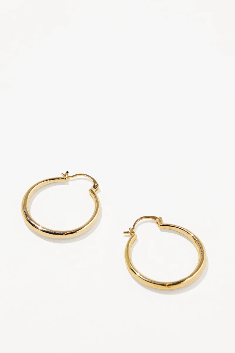 روبي Large Hoop Earring